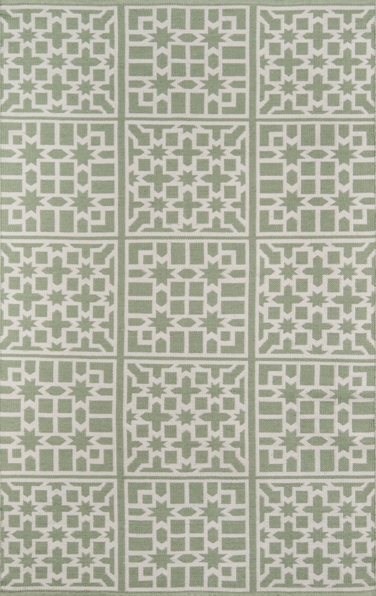Pambepam-1grn3656 3 Ft. 6 In. X 5 Ft. 6 In. Palm Beach-1 Hand Woven Rectangle Area Rug - Green