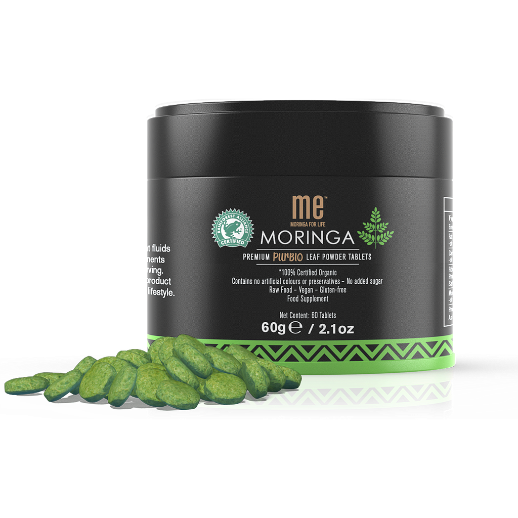 Motam060e Moringa Premium Prubio Leaf Powder Tablets - 60 Tablets
