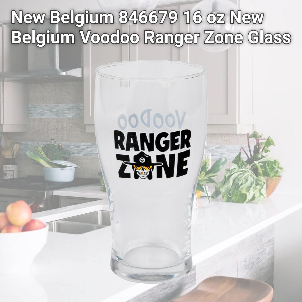 Picture of New Belgium 846679 16 oz New Belgium Voodoo Ranger Zone Glass