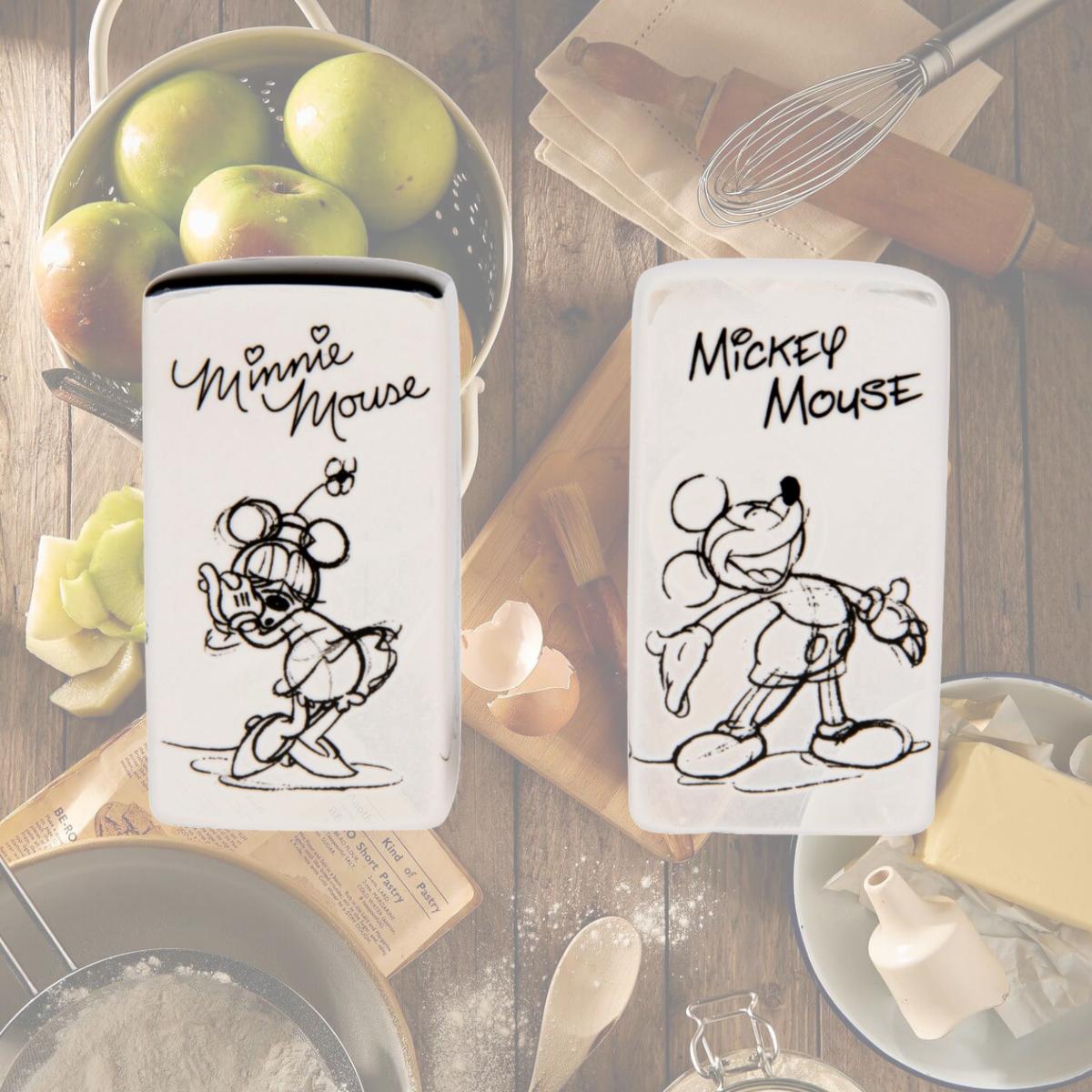 Picture of Mickey Mouse 847150 Disney Mickey & Minnie Mouse Rectangular Salt & Pepper Shakers