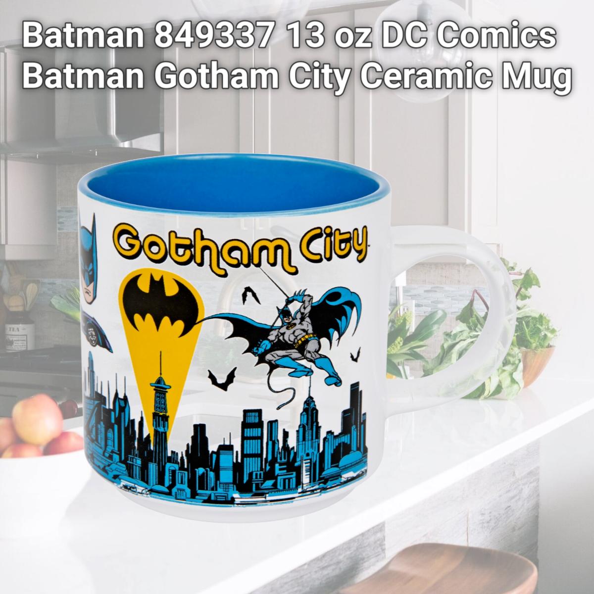 Picture of Batman 849337 13 oz DC Comics Batman Gotham City Ceramic Mug