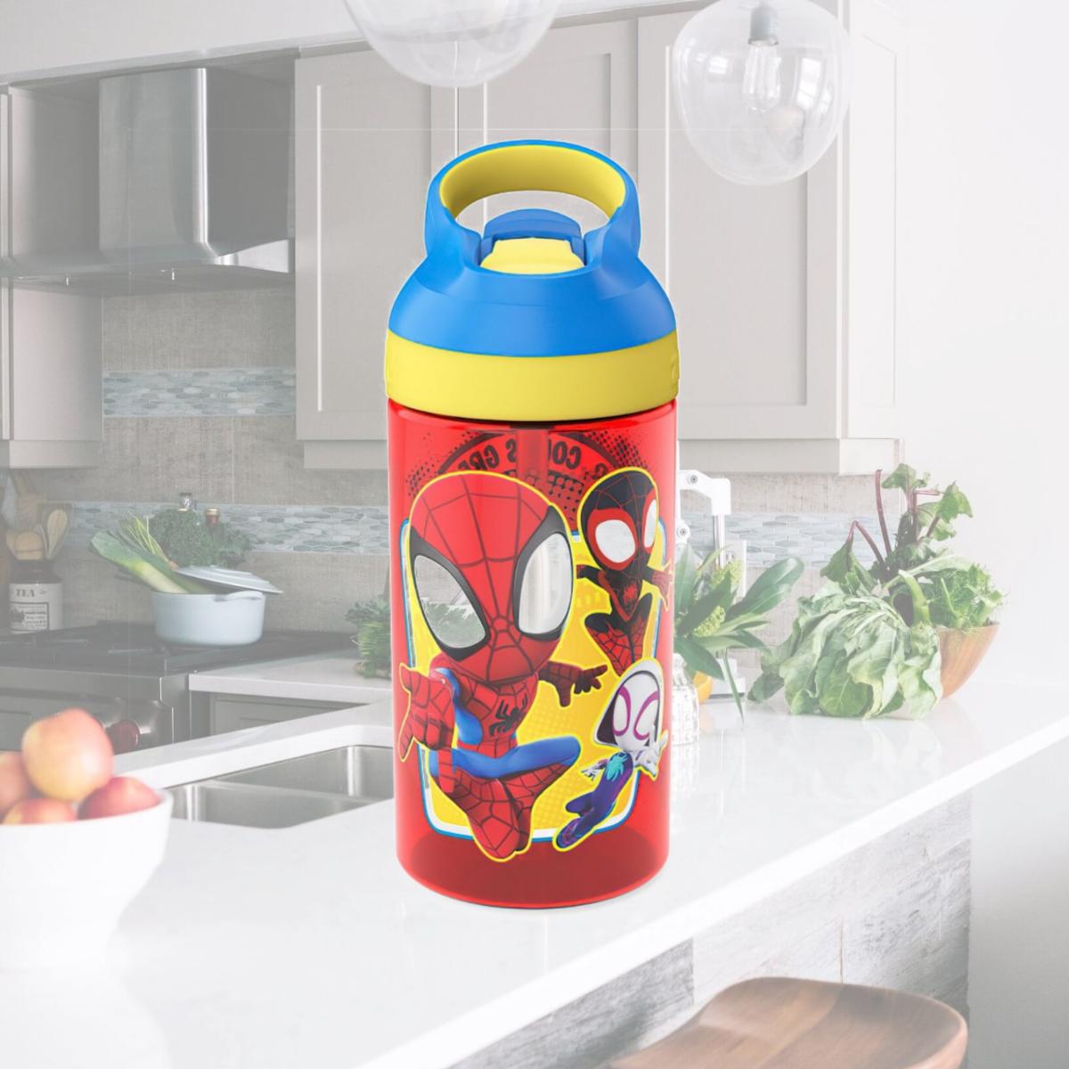 Picture of Spider-Man 872727 16 oz Spider-Man & His Amazing Friends Reusable Plastic Water Bottle