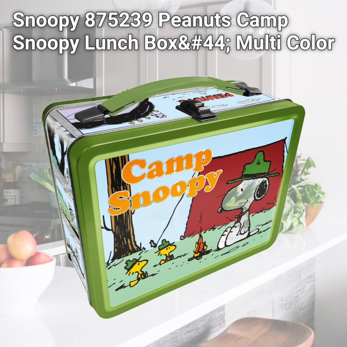Picture of Snoopy 875239 Peanuts Camp Snoopy Lunch Box, Multi Color