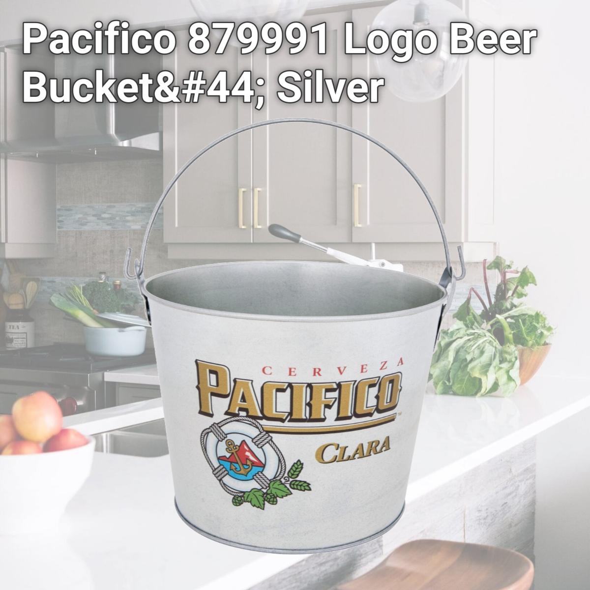 Picture of Pacifico 879991 Logo Beer Bucket, Silver