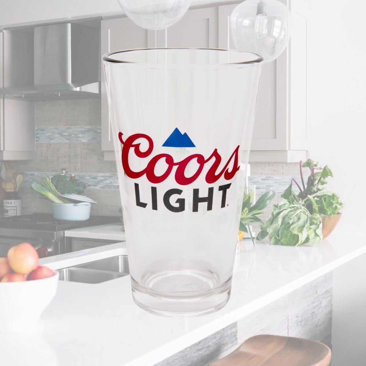 Picture of Coors 880900 16 oz Light Simple Logo Pint Glass, Clear
