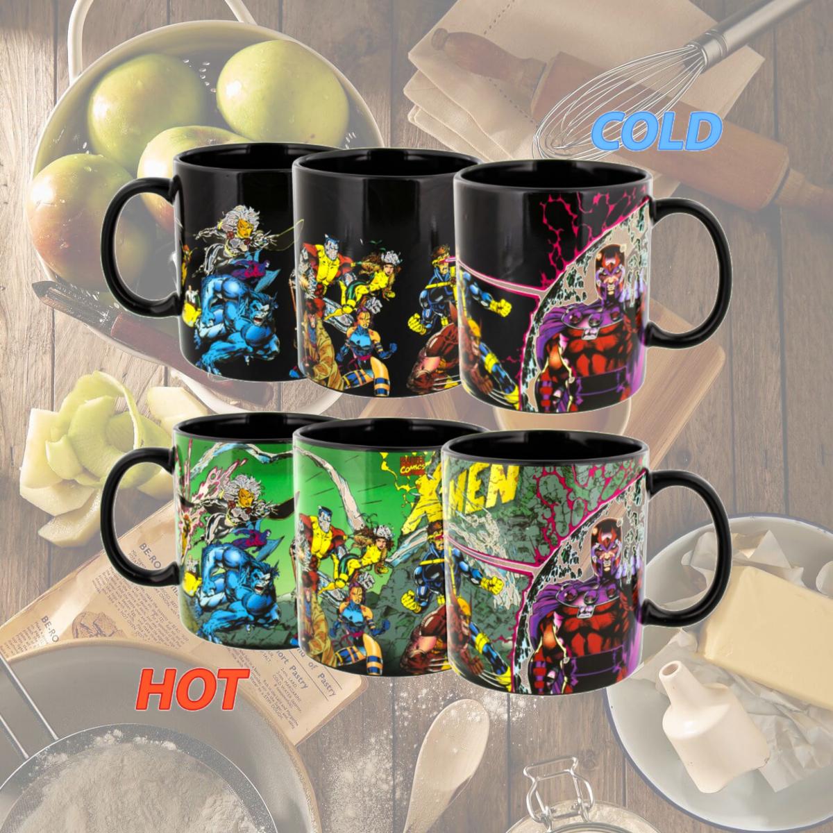 Picture of X-Men 872777 15 oz No.1 Cover by Jim Lee Heat Changing Mug