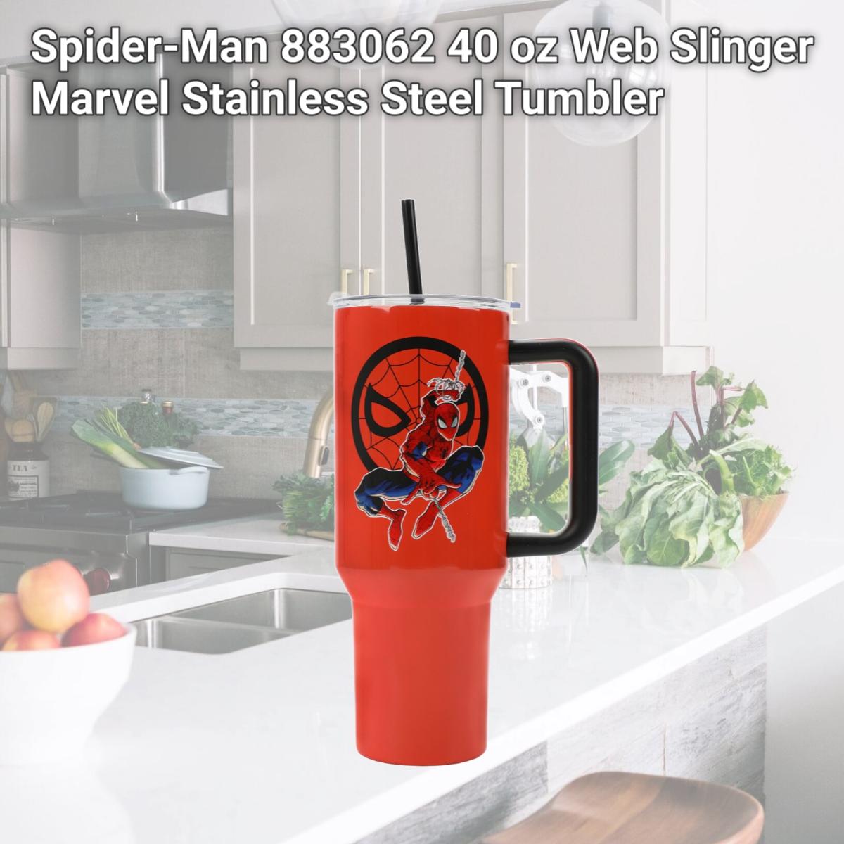 Picture of Spider-Man 883062 40 oz Web Slinger Marvel Stainless Steel Tumbler