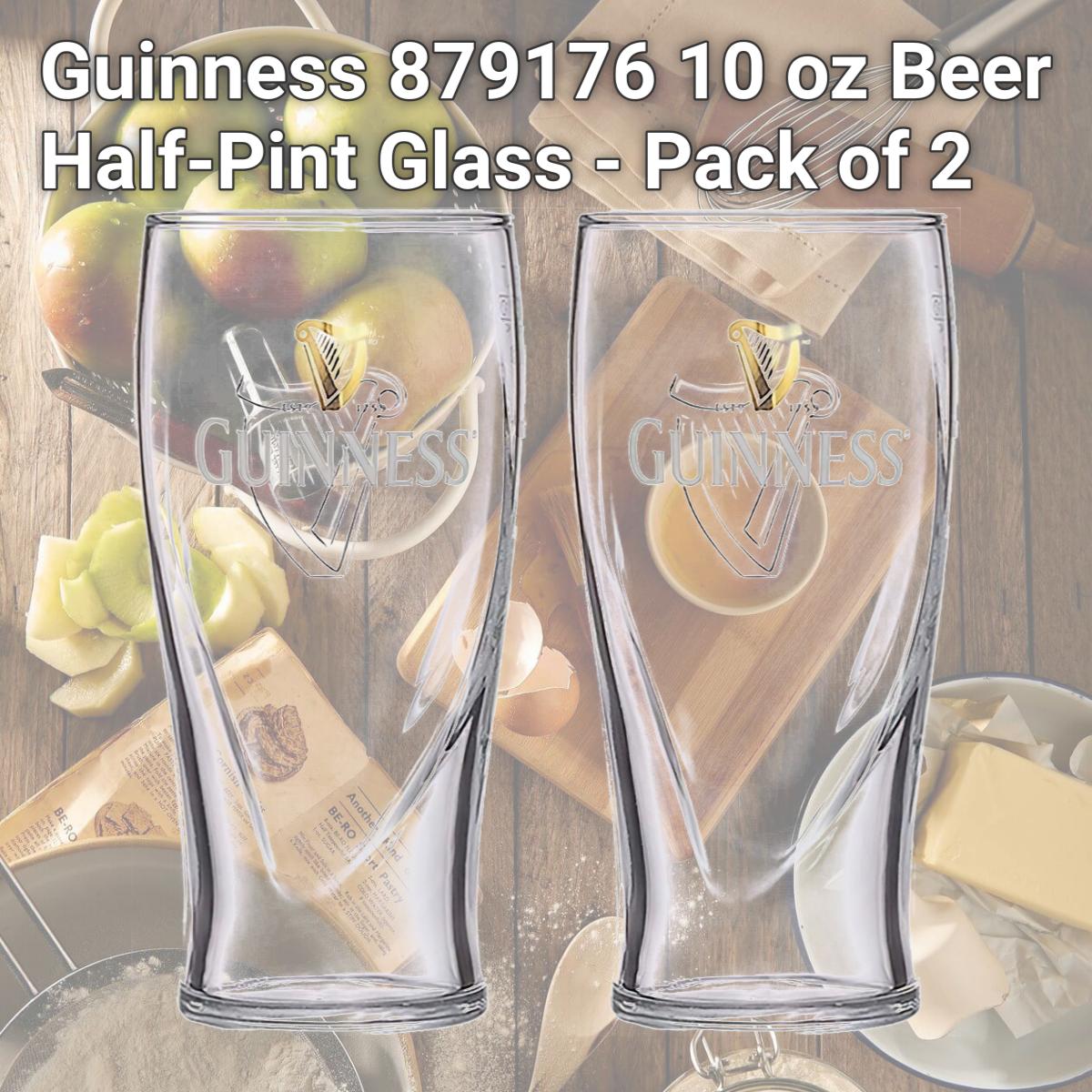 Picture of Guinness 879176 10 oz Beer Half-Pint Glass - Pack of 2