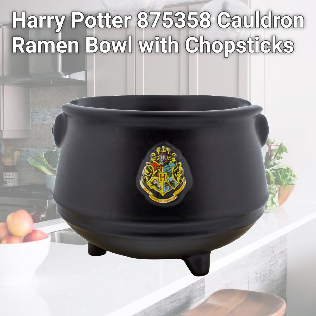 Picture of Harry Potter 875358 Cauldron Ramen Bowl with Chopsticks