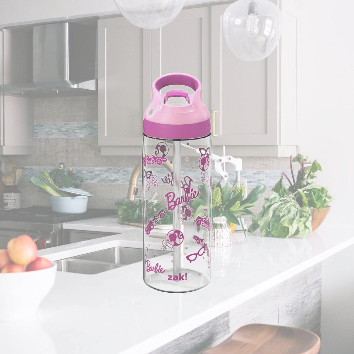 Picture of Barbie 874976 Icons 25 oz Reusable Plastic Water Bottle