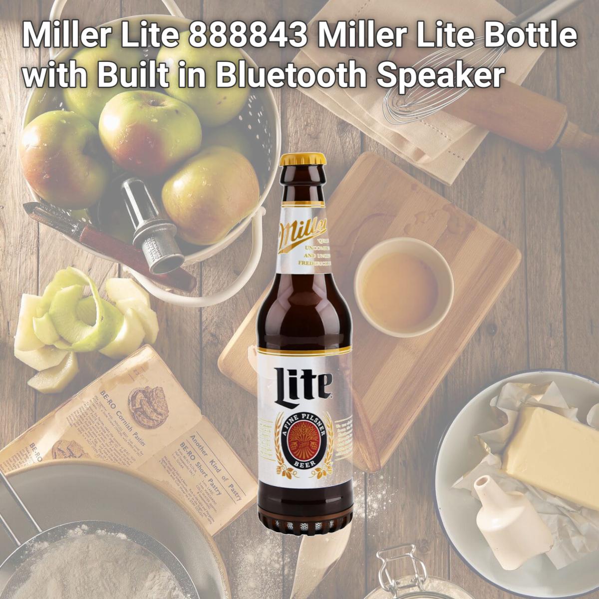 Picture of Miller Lite 888843 Miller Lite Bottle with Built in Bluetooth Speaker