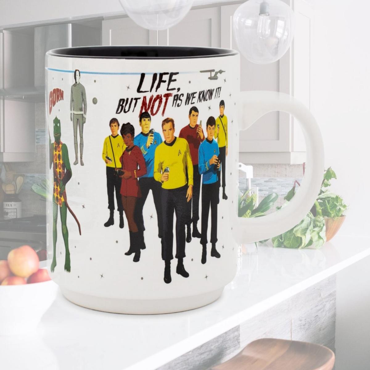 Picture of Star Trek 888050 20 oz Star Trek Aliens Villains & Crew Ceramic Camper Mug - Multi Color
