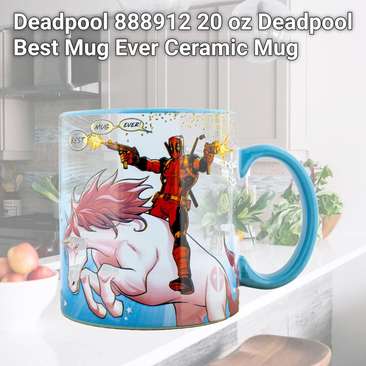 Picture of Deadpool 888912 20 oz Deadpool Best Mug Ever Ceramic Mug