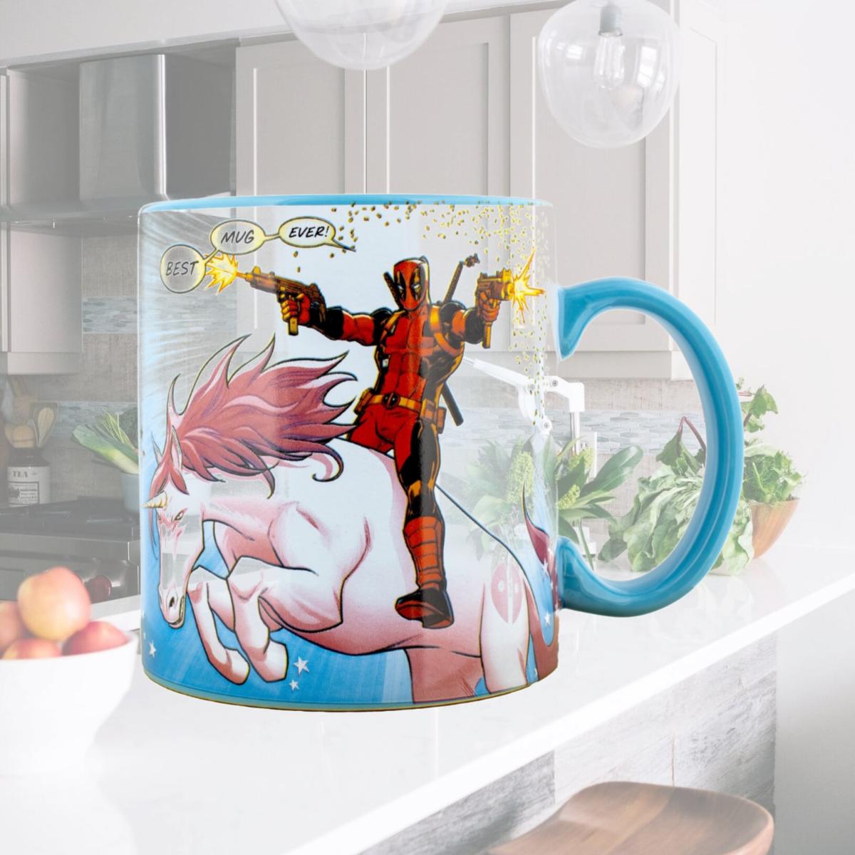 Picture of Deadpool 888912 20 oz Deadpool Best Mug Ever Ceramic Mug