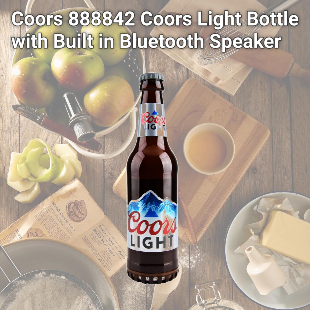 Picture of Coors 888842 Coors Light Bottle with Built in Bluetooth Speaker