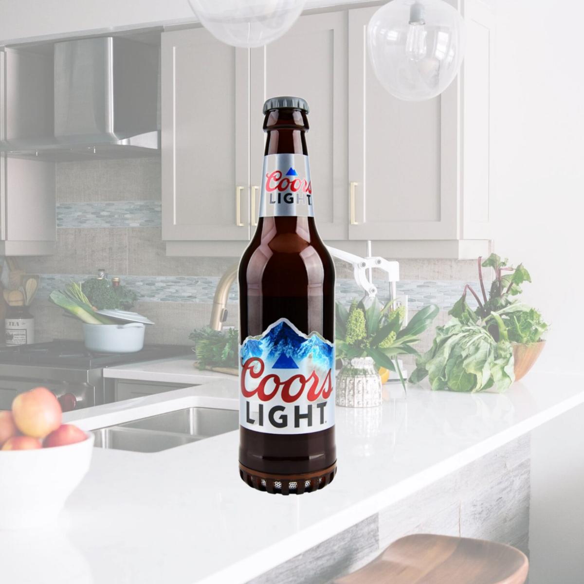 Picture of Coors 888842 Coors Light Bottle with Built in Bluetooth Speaker