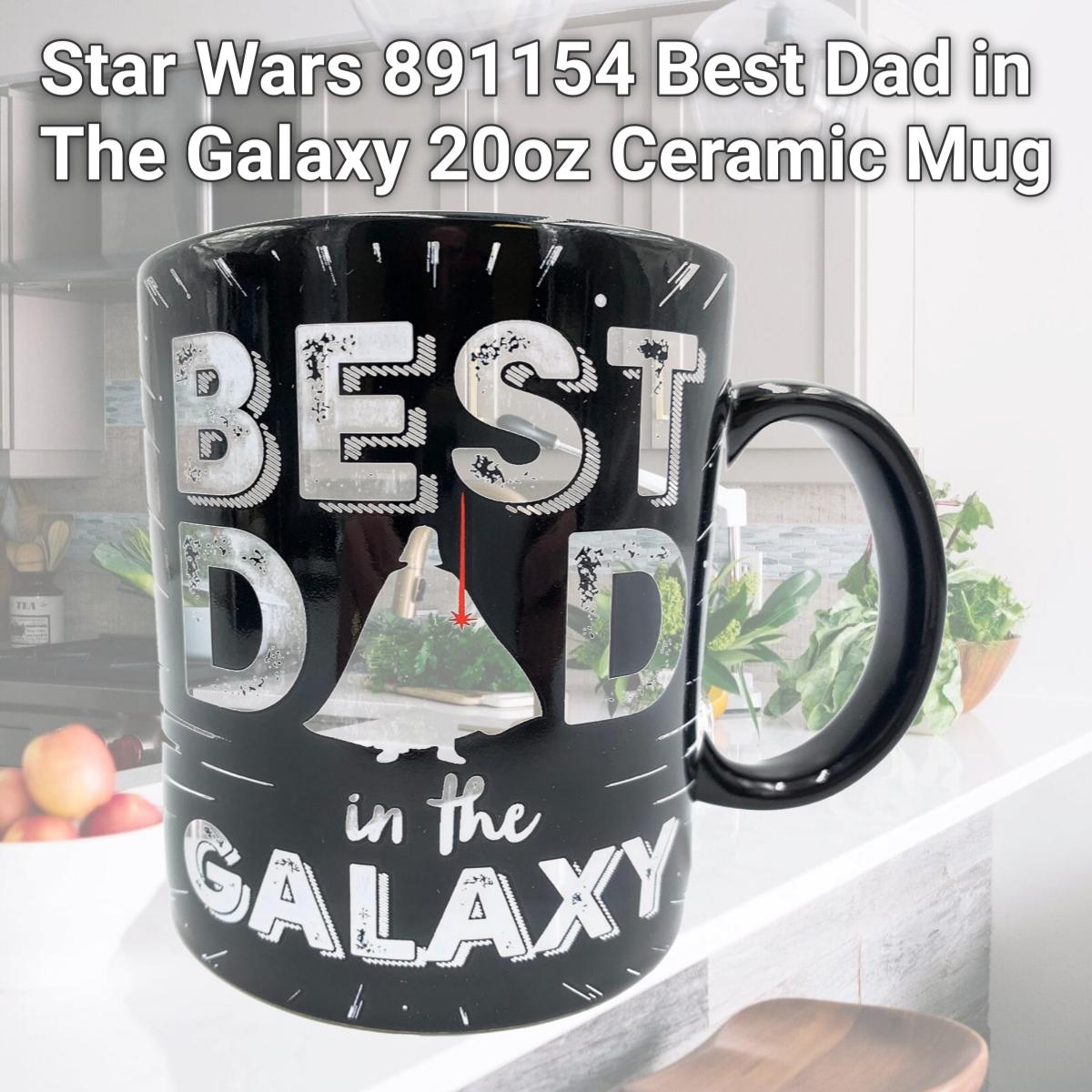 Picture of Star Wars 891154 Best Dad in The Galaxy 20oz Ceramic Mug