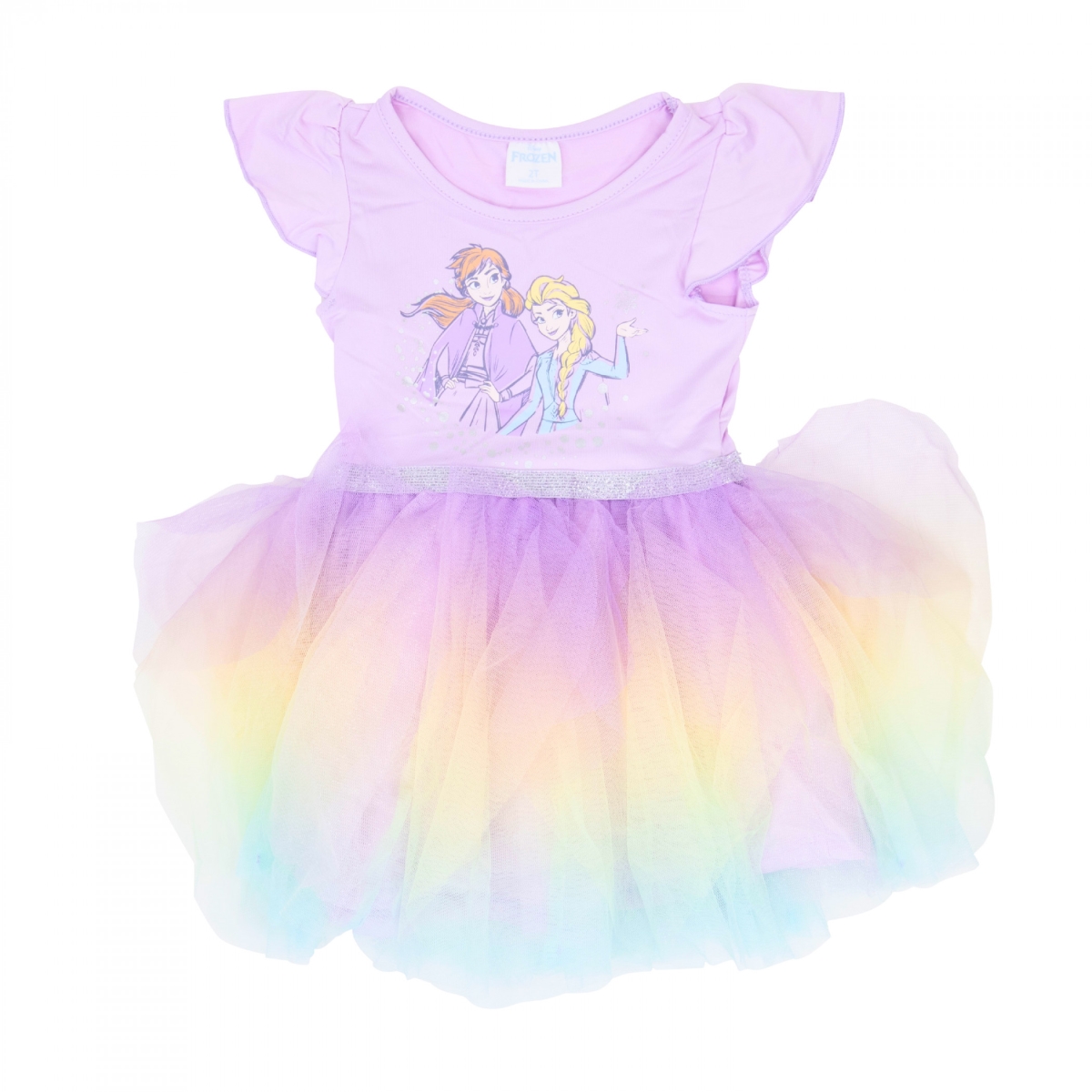 888660-size3t Frozen Anna & Elsa Kids Tutu Ballerina Dress - Size 3T