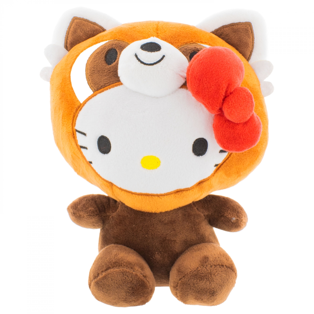 896028 9 in. Panda Costume Plush Toy - Red