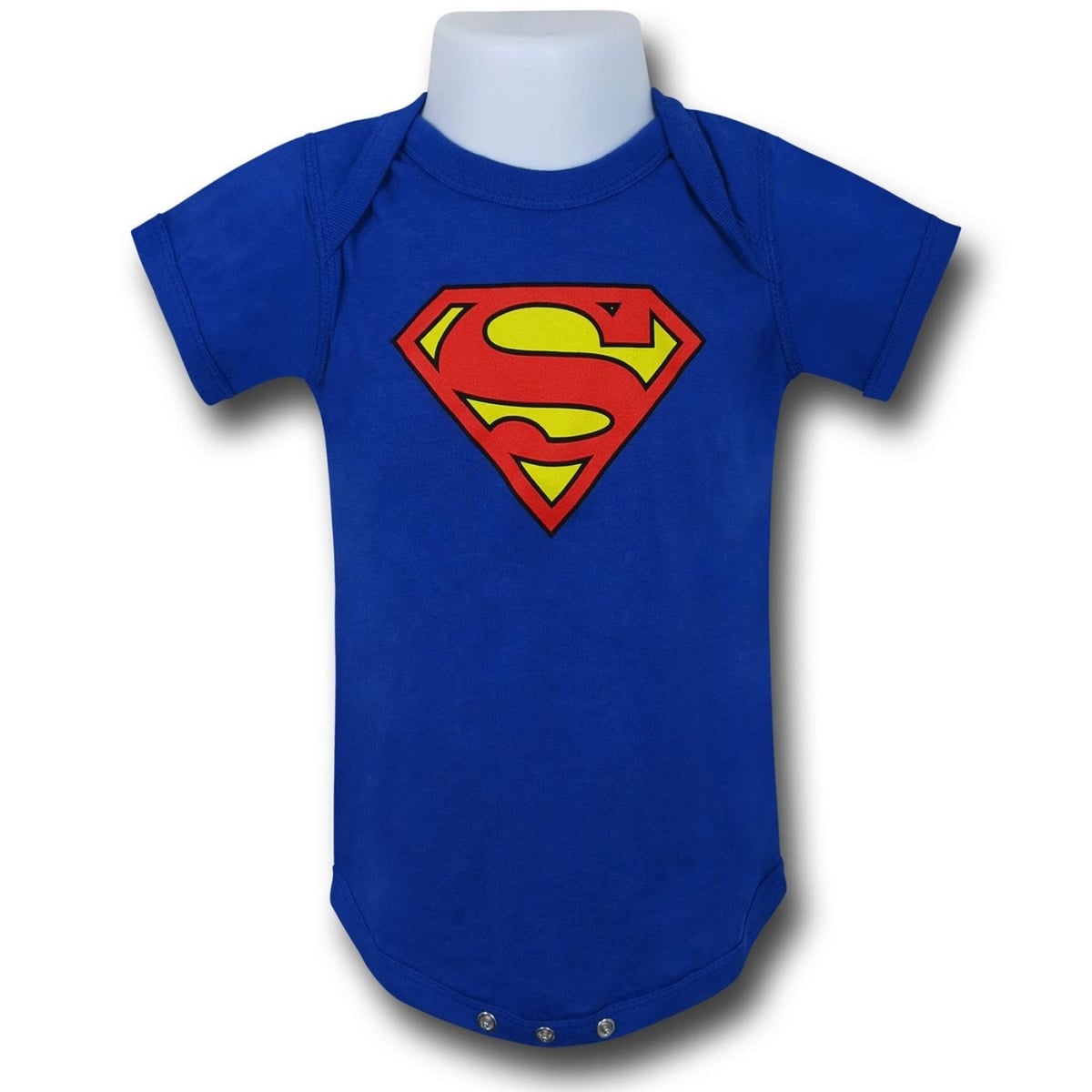 infsnapsupclsym-6-12 Classic Logo Royal Blue Snap Infant Bodysuit - 12 Months