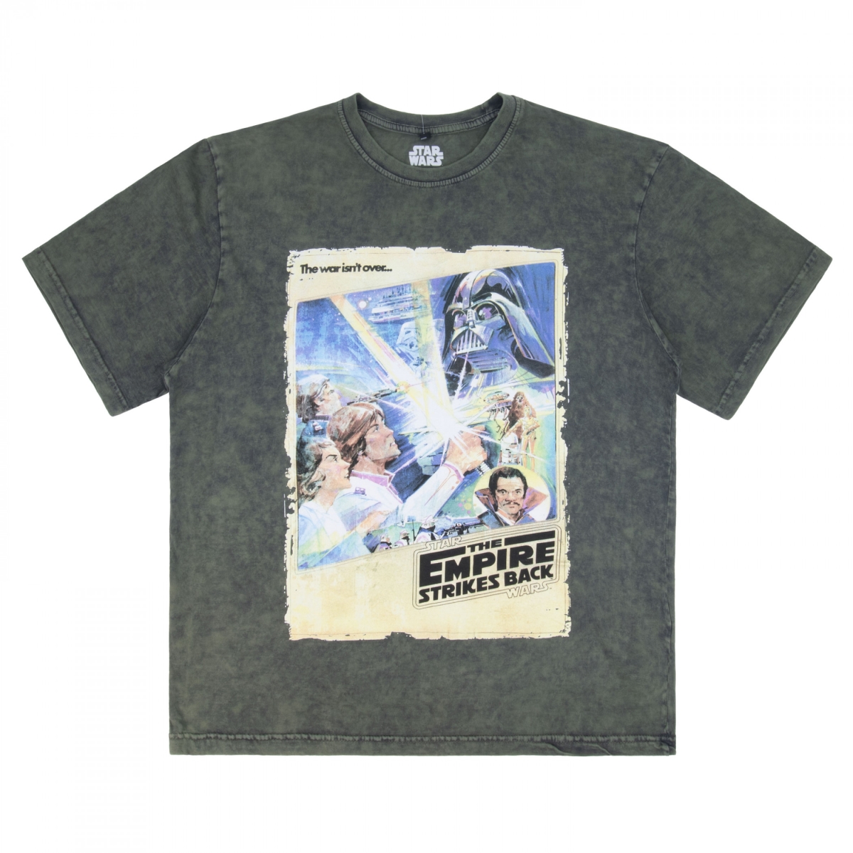 911769-2xlarge The Empire Strikes Back Comic Strip Stone Wash Short Sleeve T-Shirt - 2XL