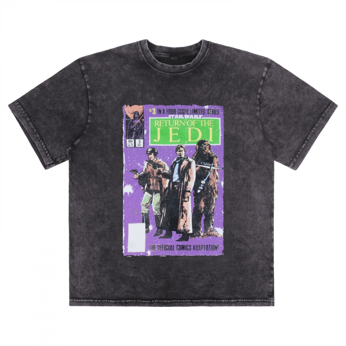 911762-xlarge Return of the Jedi Comic Stone Wash Short Sleeve T-Shirt - Extra Large