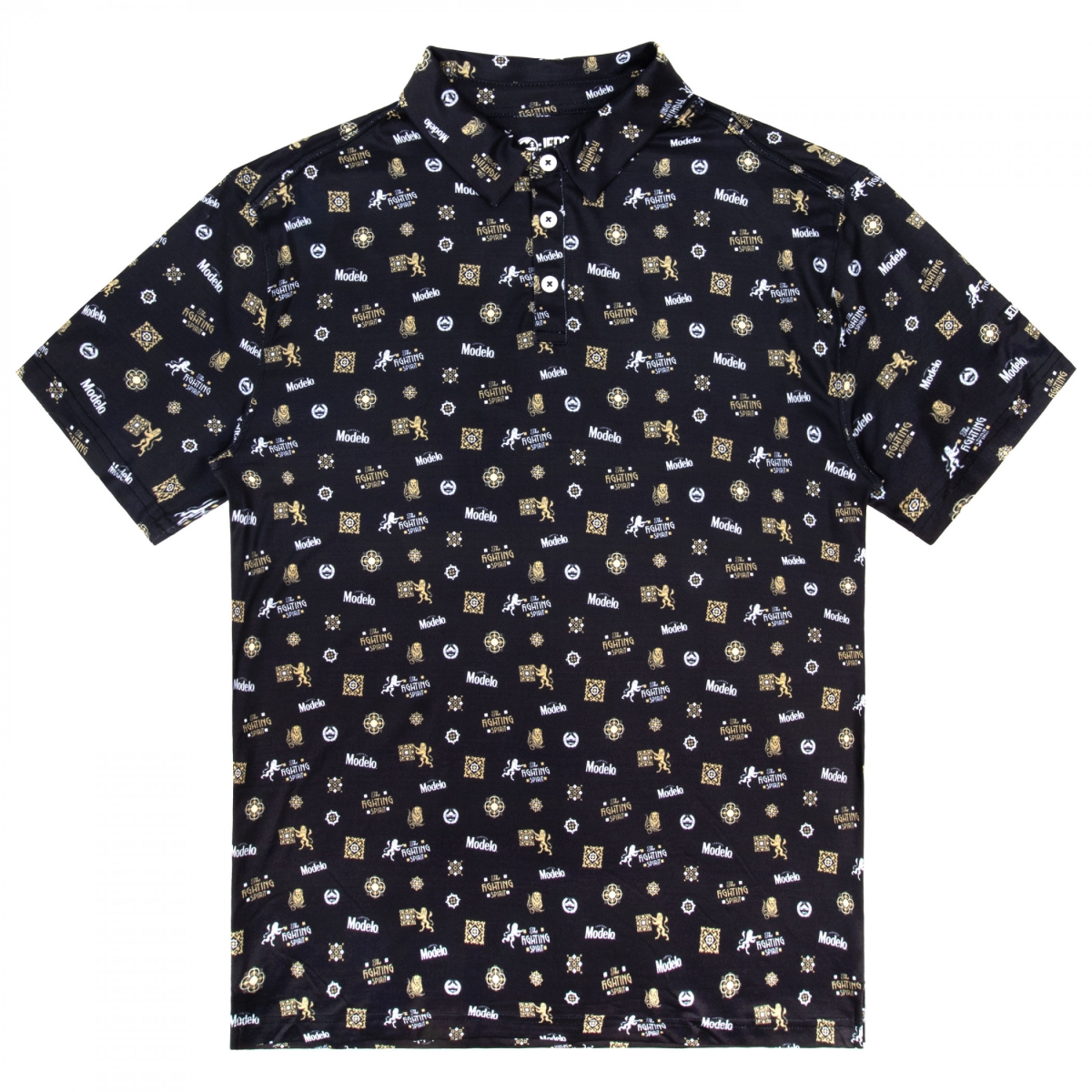 904755-large The Fighting Spirit Pattern Polo Shirt - Large
