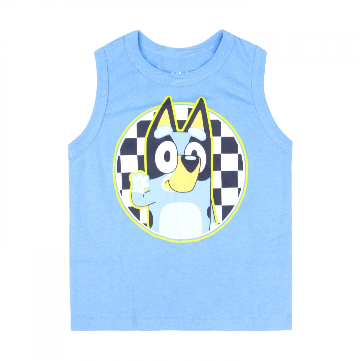 903213-toddler3t Blue Checkers Toddler Tank Top - Toddler 3T