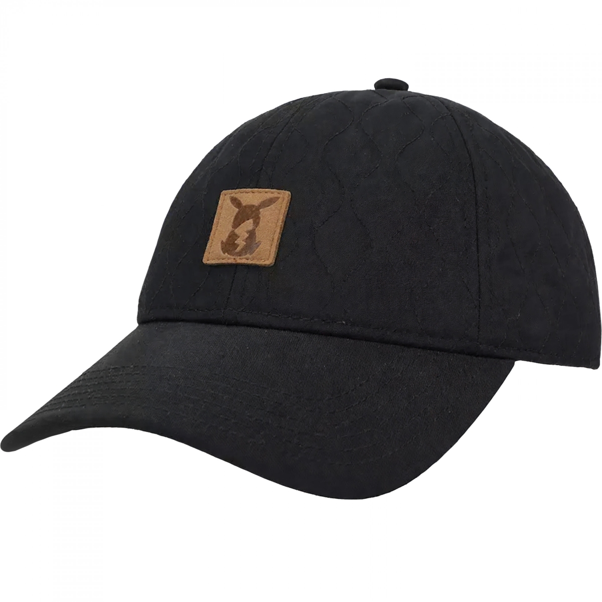 911932 Pikachu Debossed Leather Patch Hat