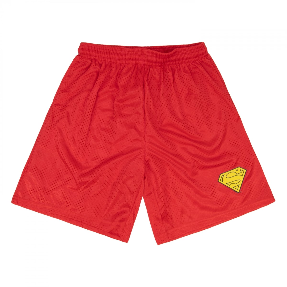 907016-large-36- Cape Shield Red Mens Mesh Athletic Shorts - Large - 36-38