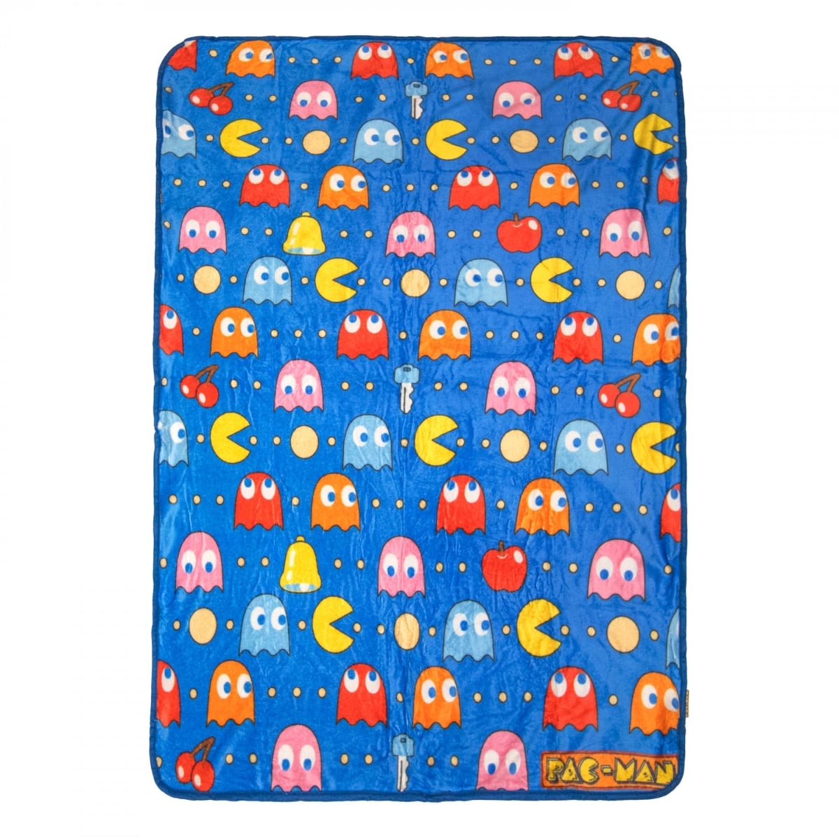 912754 Ghosts & Dots Pattern Flannel Fleece Throw Blanket
