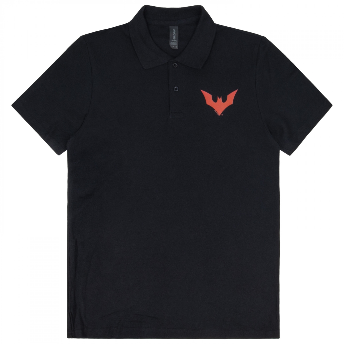907070-xlarge Beyond Bat Logo Knit Athletic Mens Polo Shirt - Extra Large
