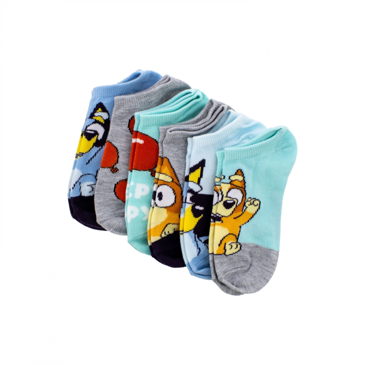 912216 Keepy Uppy 6-Pair Pack of Youth Ankle Socks