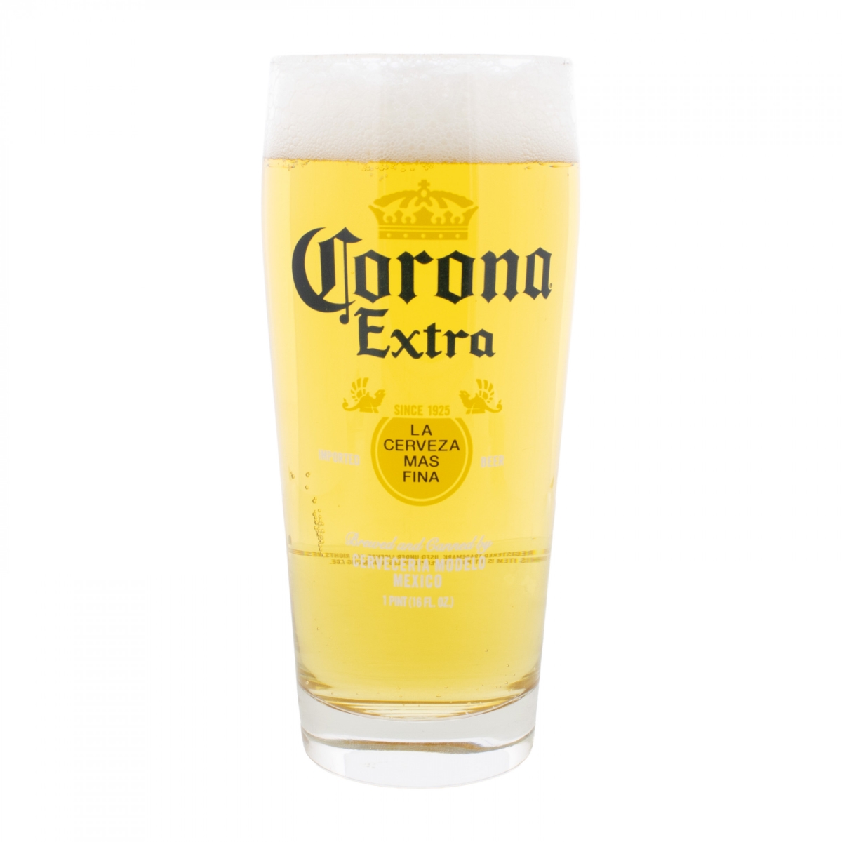 914039 Clear Logo 16 oz Becher Glass