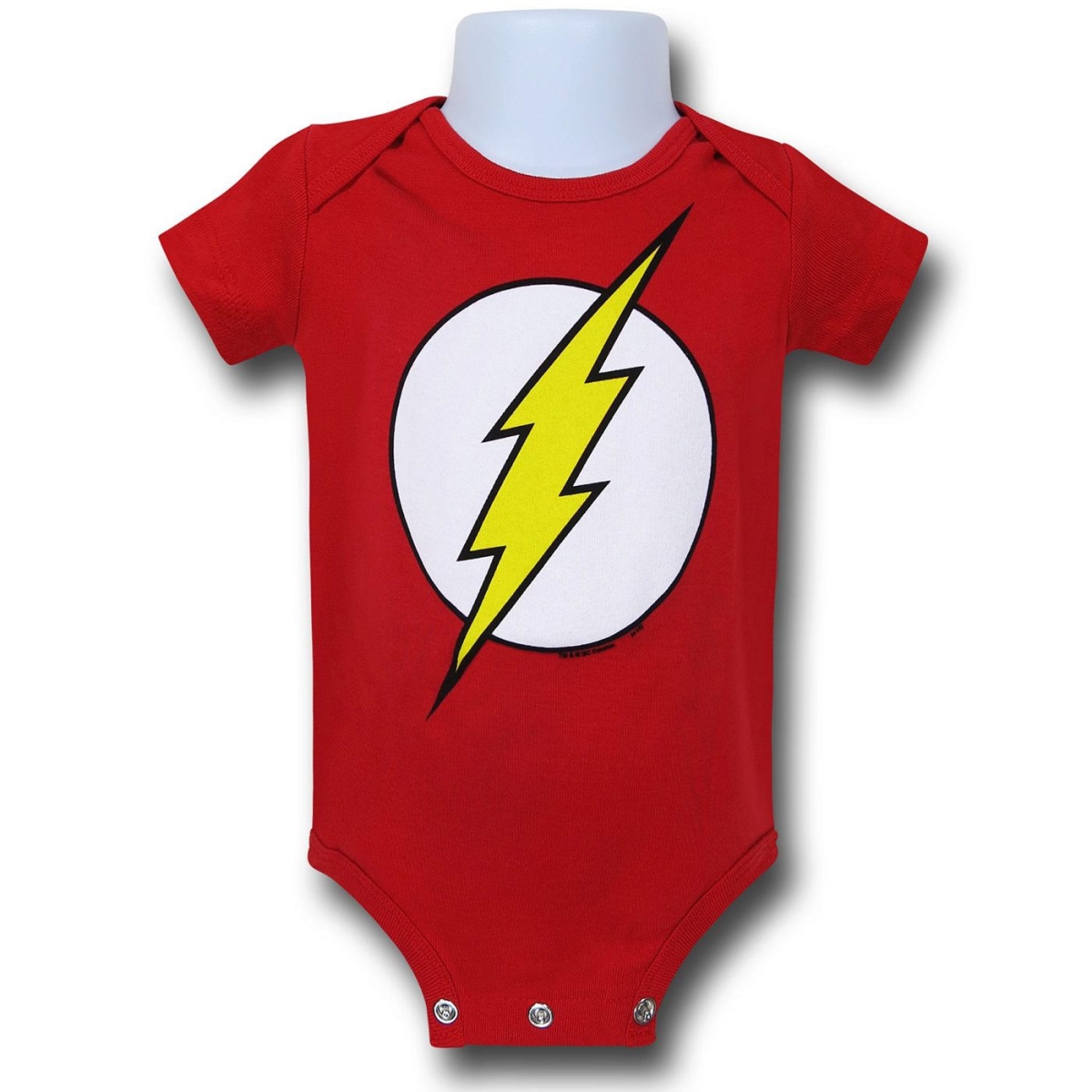 Flash Infsnapflashsym-18-24-18-24 Months Flash Symbol Infant Snapsuit - 18-24 Months