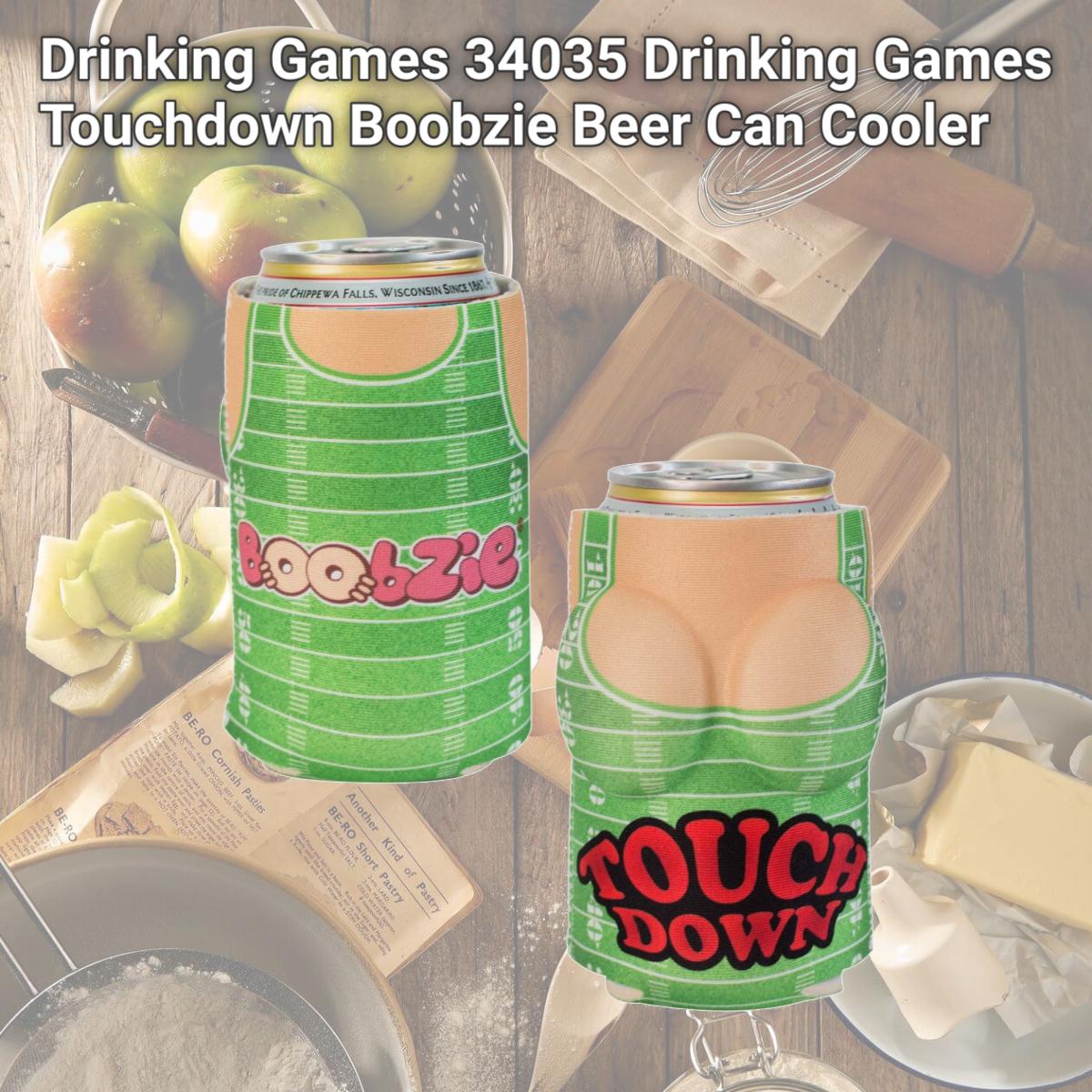 Picture of Drinking Games 34035 Drinking Games Touchdown Boobzie Beer Can Cooler