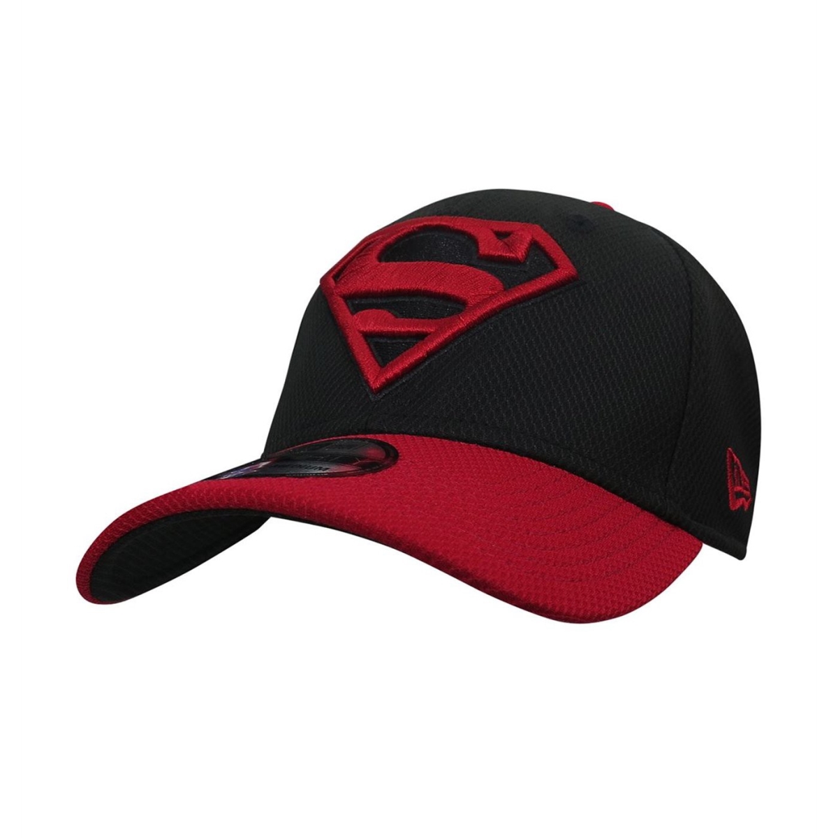 UPC 192093007131 product image for capsuprdblk3930-s-m-Small-Medium  Symbol Red & Black 39 Thirty Fitted Hat - Smal | upcitemdb.com