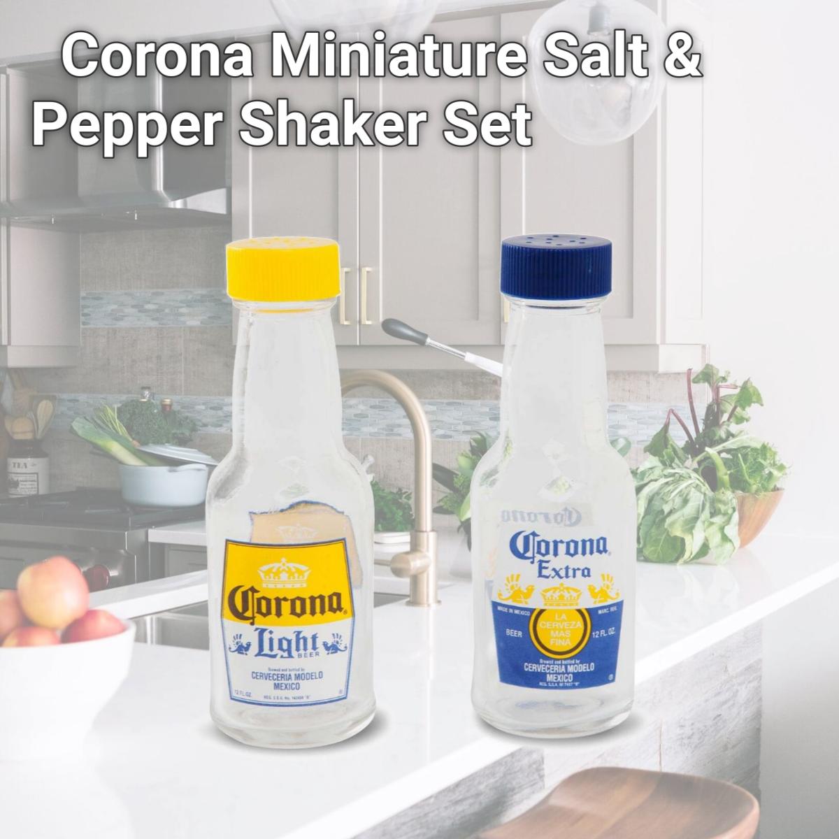 Picture of Corona Extra 35373 Corona Miniature Salt & Pepper Shaker Set