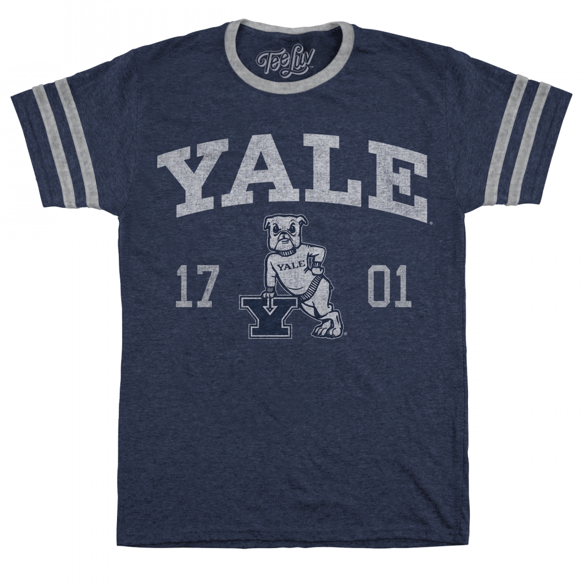 UPC 725835535854 product image for 804050-L Yale Bulldogs Blue Jersey T-Shirt - Large | upcitemdb.com