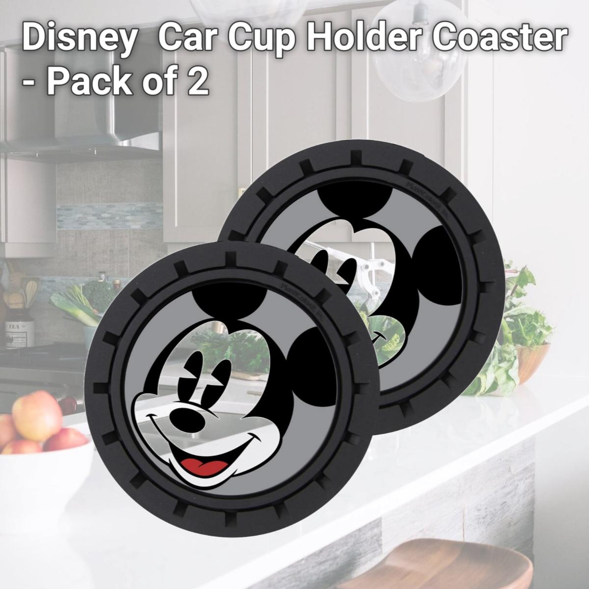 Picture of Mickey Mouse 808044 Disney Mickey Mouse Car Cup Holder Coaster - Pack of 2