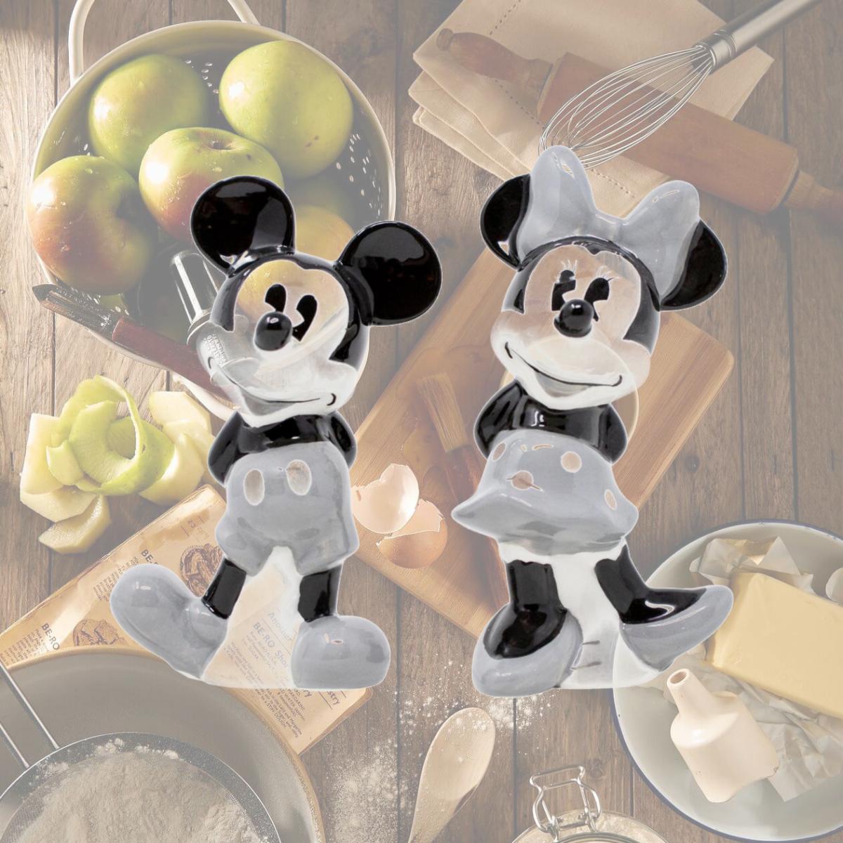 Picture of Mickey Mouse 805662 Disney Mickey & Minnie Mouse Grey Salt & Pepper Shakers