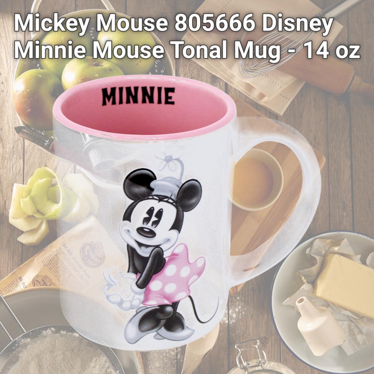 Picture of Mickey Mouse 805666 Disney Minnie Mouse Tonal Mug - 14 oz
