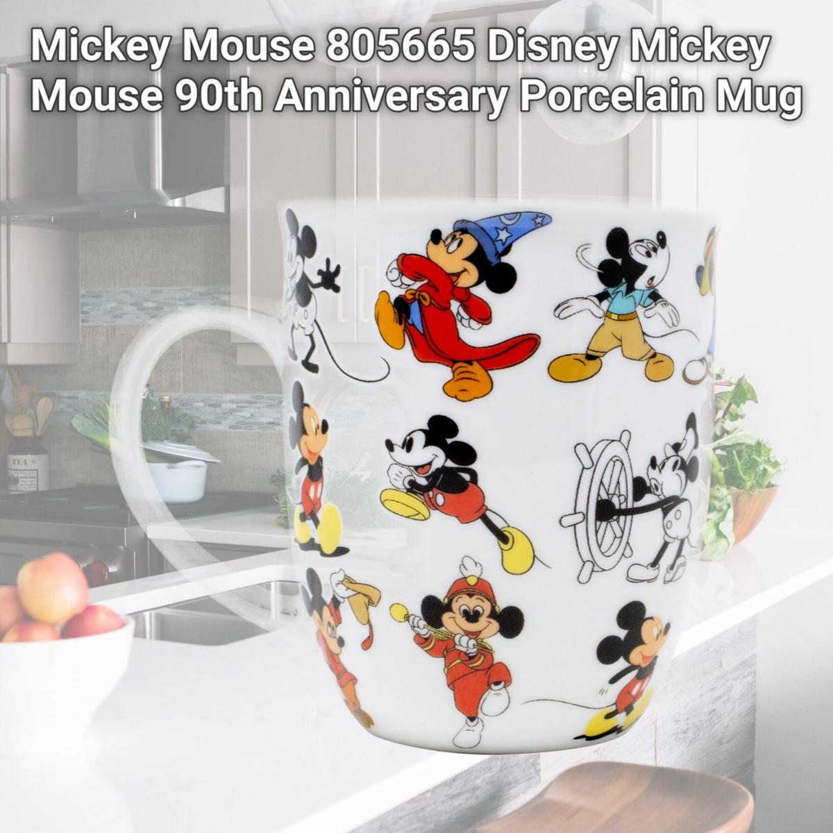 Picture of Mickey Mouse 805665 Disney Mickey Mouse 90th Anniversary Porcelain Mug