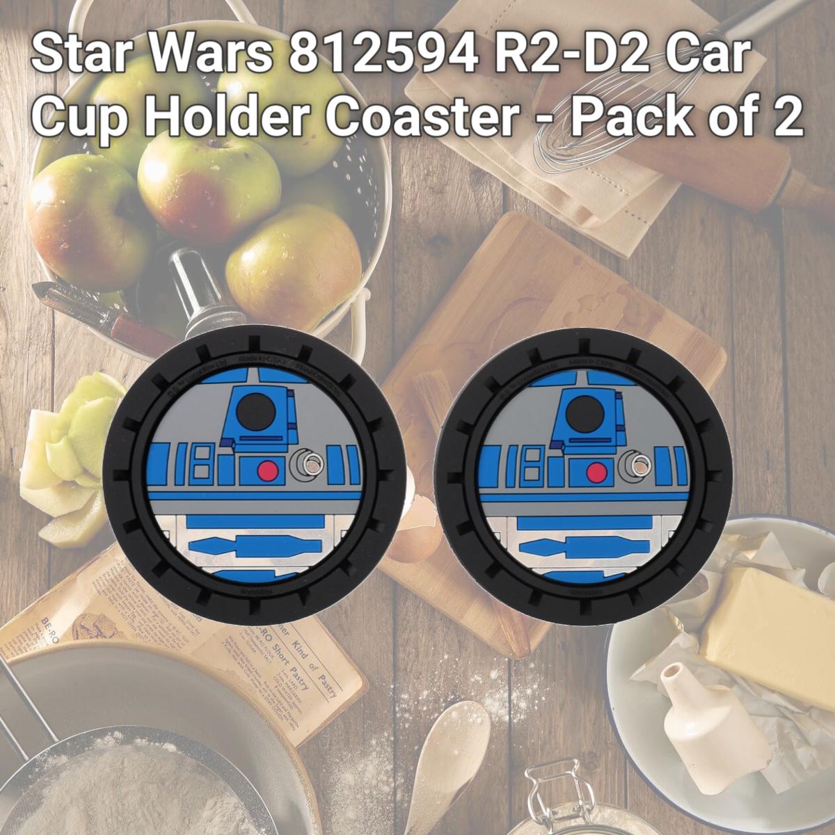 Picture of Star Wars 812594 R2-D2 Car Cup Holder Coaster - Pack of 2