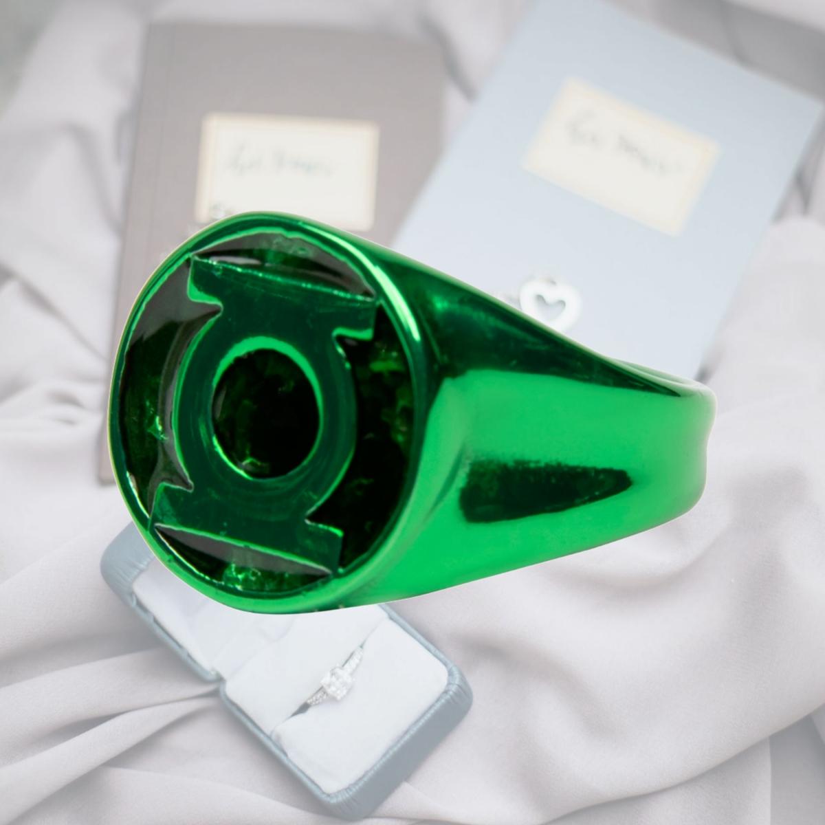 Picture of Green Lantern 817393-size13 Green Lantern Power Ring, Green - Size 13