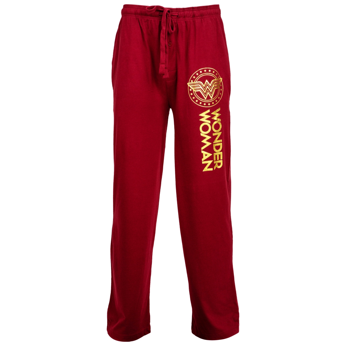 UPC 727897016739 product image for Golden Logo Unisex Pajama Pants, Red & Yellow - Large - Size 36-38 | upcitemdb.com