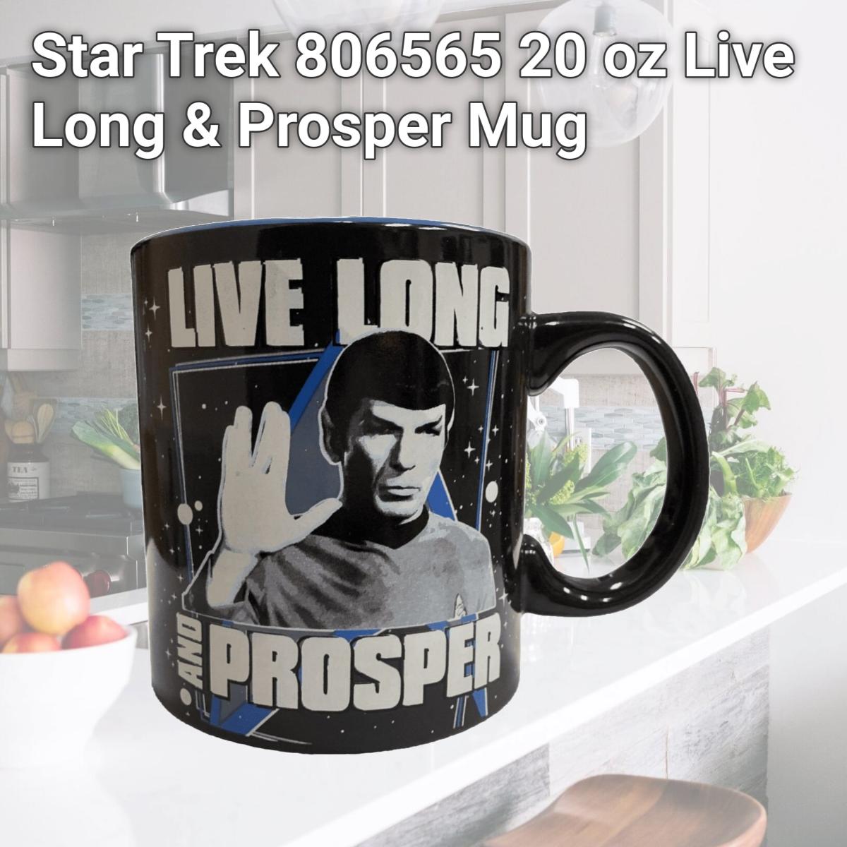 Picture of Star Trek 806565 20 oz Live Long & Prosper Mug