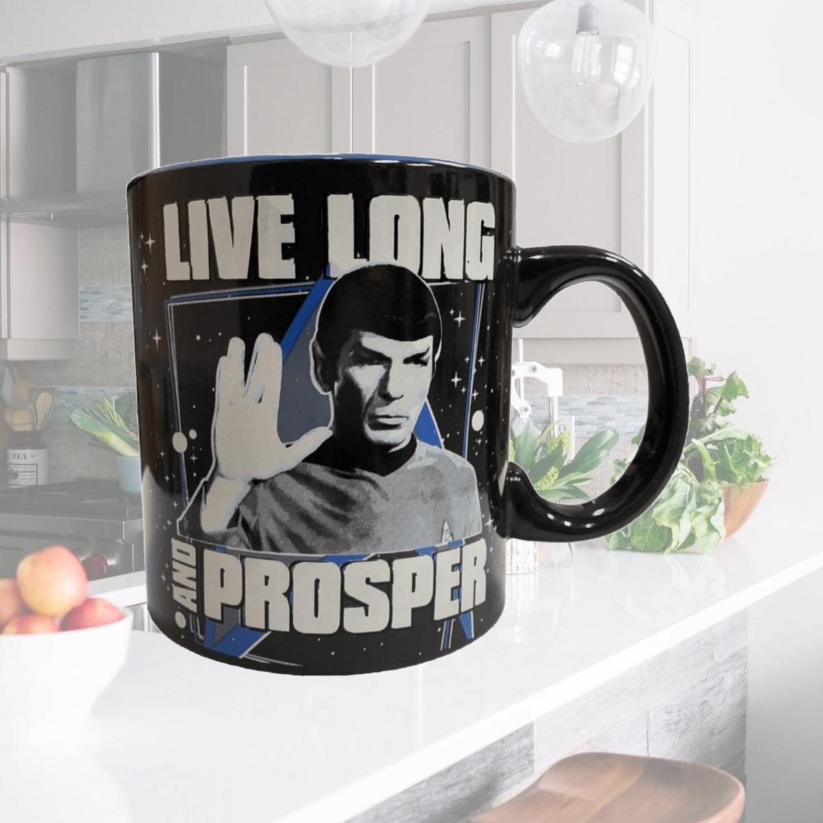 Picture of Star Trek 806565 20 oz Live Long & Prosper Mug