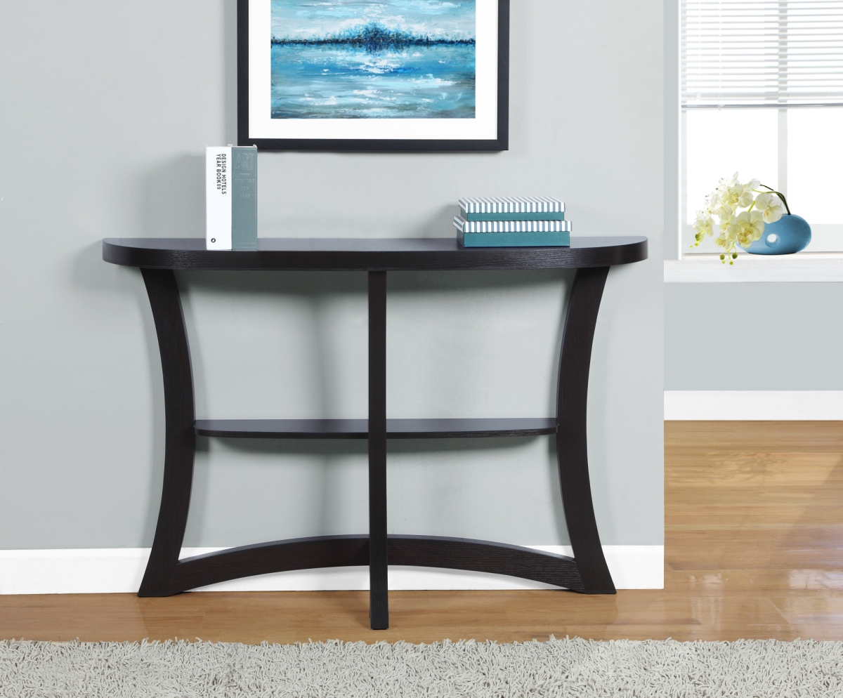 Hall Console Accent Table - Cappuccino, 47 In.