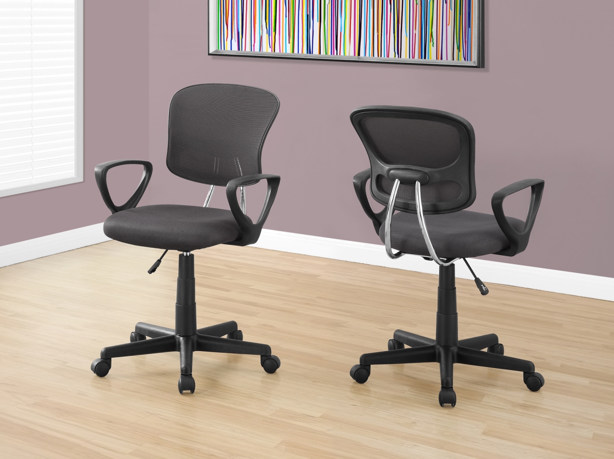 I 7262 Juvenile Multi-position Office Chair - Grey, Mesh